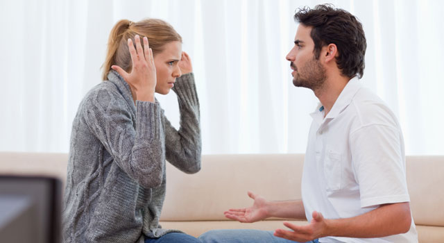 codependent couple arguing