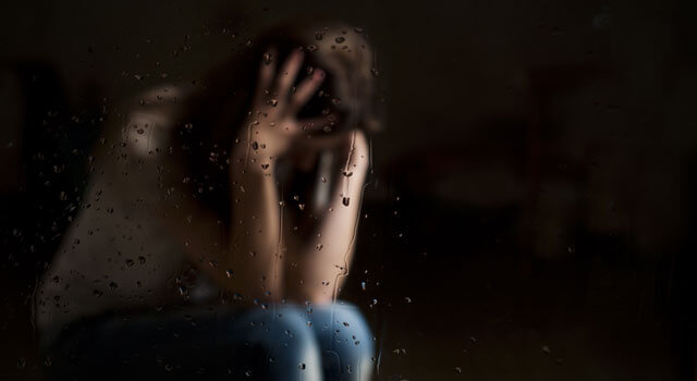 woman with complex trauma